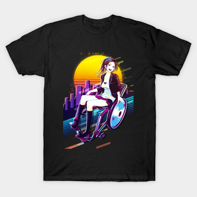 Guilty Crown - Ayase Shinomiya T-Shirt by 80sRetro